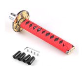Universal 150MM/200MM/260MM JDM Katana Samurai Sword Shift Knob Shifter With Adapters Gear Shift knob