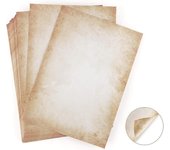 10 Hojas de papel de escretura with Patrón Papel Viejo Din A4 120G/M2 Absofina Impresión offset