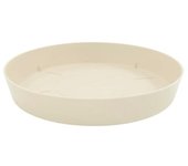 Plastiken TES - Plato Redondo Ø17 cm TES para Macetas de 22 cm. Ecru