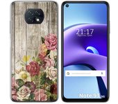 Tumundosmartphone Funda Gel Tpu para Xiaomi Redmi Note 9T 5G diseño Madera 08 Dibujos