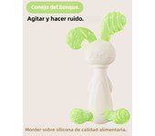 1PC Baby Dental Glue Little Rabbit Teeth Grinding Stick Colored Silicone Baby Anti eating Hand Toy Shake Joy