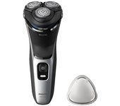 AFEITADORA ELÉCTRICA EN SECO Y EN MOJADO PHILIPS SHAVER 3000 SERIES S3143/00 / CABEZALES PIVOTANTES / COLOR NEGRO