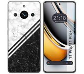 Funda Silicona para Realme 11 Pro / 11 Pro+ Plus 5G diseño Mármol 01 Dibujos