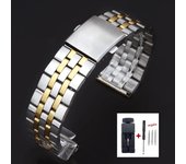 Steel Watch Band for Samsung Galaxy Watch 7/FE/6/5 Pro/4/Classic 18mm 20mm 22mm Metal Bracelet Amazfit GTS-GTR-4-3-2e-mini Strap