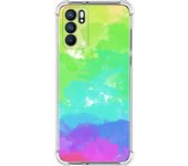 Funda Silicona Antigolpes para Oppo Reno 6 5G diseño Acuarela 03 Dibujos