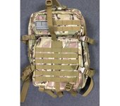 Mochila táctica impermeable para deportes al aire libre, camping, senderismo, montañismo, mochila multifunción para ordenador, bolsa 3P