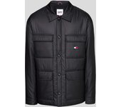 Chaqueta Tommy Jeans Acolchada Worker de Poliéster BDS Negra
