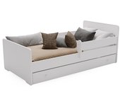 Cama de criança 140 x 70 com gaveta, colchão e estrado incluídos Kobi Max