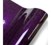 Car Stickers Glossy Purple Forged Carbon Waterproof Film Wrapping Vinyl Film Decals Motorcycle Decaration for Car Stickers