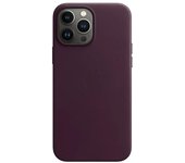 Apple Original Leather Case with MagSafe for iPhone PRO/ 13 PRO MAX - Dark Cherry Color