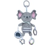 Lindo animal de dibujos animados elefante koala conejo blanco bebé juguete cama remolque colgante juguete