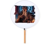 MERCHANDMANIA ABANICO ESTILO PAI PAI mago dragon mundo fantasia serie pelicula videojuego moda primavera verano elegante