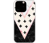 Funda compatible con iPhone 13 Pro - mármol cruces