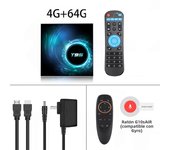 T95 Android TV Box Smart Android 14 H616 Quad Core Dual Band Wifi 2.4G 5G Ram 8GB Rom 64GB 128GB Global Media Player Set Top Box