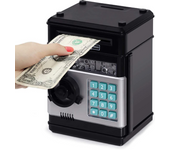 Hucha Electrónica para Niños 3-12 Años Caja Fuerte Niños Hucha Cajero Automatico Hucha con Código Caja de Monedas Banco de Dinero Divertido Caja Fuerte Juguete Regalo para Niños Niñas
