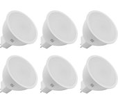 ORION91 Bombilla LED MR16 Gu5.3 12v 6w (=50w) 540lm Blanco Cálido 3000K 15000h Foco Iluminación Aplique Lámpara Bombilla - Nine&One Premium 9&1 - SpazioLuzio