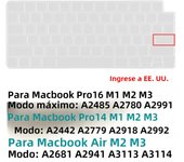 Compatible with MacBook Pro14 16 inc Skin & Air 13.6 15.3 M2 M3 A2442 A2779 A2918 A2485 A2780 A2991 A2681 A2941 keyboard cover