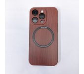 New Magsafe Magnetic Wireless Charging Wood Grain Shockproof Phone Case For iPhone 16 Pro Max 14 11 12 13 15 Pro Max Back Cover