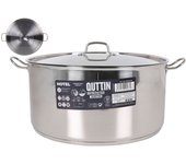 Quttin - Olla de Acero Inoxidable 40cm/25L - Calidad y Resistencia