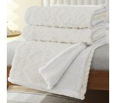 Manta Sofa de Borrego, Manta Doble Cara Franela y Sherpa, 100% Poliester, Suave y Caliente para Invierno, Manta cama, Sobrecama, Manta Borreguito.