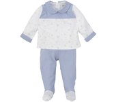Conjunto de Bebé Niño Babidu en Color Arena - Algodón de Calidad