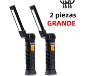 Portable Work Light COB LED Flashlight USB Rechargeable Magnetic Lanterna Hanging Lamp with Built-in Battery Camping Torch