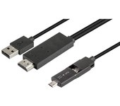Adaptador A/V HDMI Micro USB para móviles con MHL