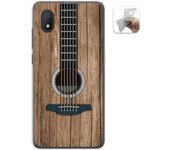 Tumundosmartphone Funda Gel Tpu para Alcatel 1B 2020 diseño Madera 11 Dibujos
