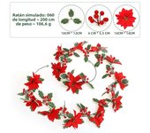 Christmas Rattan Artificial Fake Leaves Christmas Decorations Simulated Christmas Rattan