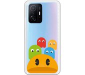 Funda compatible con Xiaomi Mi 11T (5G)   / 11T Pro (5G)  - Comecocos y Fantasmas de Frente