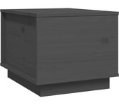 vidaXL Mesa de centro de madera maciza de pino 40x50x35 cm Natural, Blanco, Gris Mesita de Salón o Comedor o Auxiliar Mesa de Café Meuble Salón