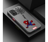Marvel Anime Spiderman For OPPO A55 A54S A53S A52 A33 A32 A31 A16S A16K A15S A11S A9 A5 Frosted Translucent Phone Case