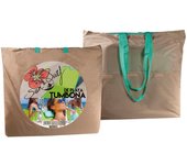 SUN & SURF Esterilla Reclinable Beig + Verde Estera MEDIDA M 134 CM Tumbona Playa con 5 Posiciones - Ligera, Compacta y Versátil. INCLUYE: Bolsa de Transporte