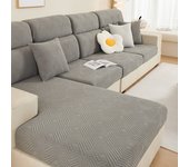 Sofa cushion cover, fleece jacquard sofa cover, all-season universal pet anti dirt, convenient installation 1/2/3/4/L PC