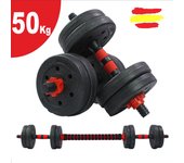 Wonduu Mancuernas Ajustables 2 en 1 10kg-50kg | Pack de Pesas