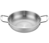 Stainless Steel Cookware Dry Pots Paella Pan Seafood Rice Pot Picnic Snack Plates Home Cooking