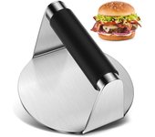 Smash Burger de Acero Inoxidable 304, Prensa para Hamburguesas, 5,5 Pulgadas Redonda Aplastador de Hamburguesas, Prensa Hamburguesas para Hacer Hamburguesas, Bistec, Parrilla
