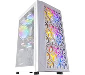 Caja PC Gaming Mars Gaming MCMESHW Blanco - Alta Ventilación