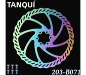 TANKE Bike Disc Brake 140 160 180 203 Rotors With Bolts Hydraulic Brake Road Mountain Bicycle MTB Oil Slick Rotor Bicycle Parts