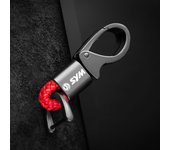 For SYM CRUISYM GTS 300 GTS 300i JOYMAX Z 125 250 300 MAXSYM 400i CNC Metal Leather keychains Motorcycle Accessories