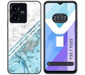 Funda Silicona para Vivo Y35 / Y22s diseño Mármol 02 Dibujos