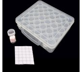 24/30/60 Bottles Diamond Painting Container Case With Number Stickers Labels Stickers Beads Storage Box Organizer Tools
