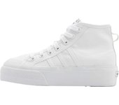 Zapatillas Adidas Nizza Platform Mid para mujer en color blanco
