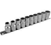 JBM 52716 Juego de vasos 1/2" 12 cantos JBM