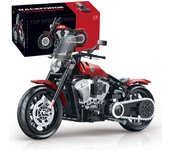 Classic Motorbike Technical Building Blocks Sets MOC Bricks 1:8 Motorcycle Model Christmas Gifts for Boys Kids Children Adult