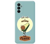 Funda Silicona Líquida Azul para Samsung Galaxy M23 5G diseño Culo Natural Dibujos