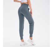Pantalones de chándal de cintura alta para mujer, pantalón de chándal para correr, entrenamiento, cónico, para Yoga, informal