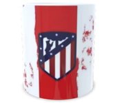 Taza Cerámica Club Atlético de Madrid 350ml - Ideal para los aficionados al fútbol, no apta para lavavajillas pero sí para microondas Stamina