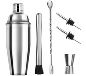 1/3/6/9/11pcs Cocktail Shaker Set Stainless Steel Bartender Kit Cocktail Mixer Wine Martini Boston Shaker Party Bar Tools