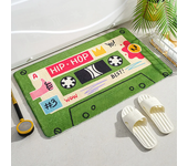 Cassette Music Tape Doormats Retro Classic Bath Mat Home Rug Non-Slip Carpet Bedroom Toilet Bathroom Kitchen Mats For Floor